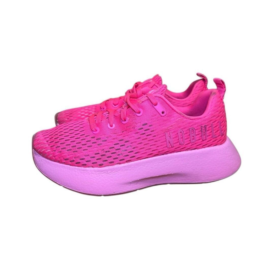 NoBull Journey Neon Pink Gym Training Shoes Sneakers Women’s Size 9.5 - Picture 2 of 10